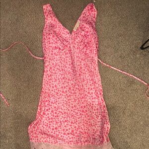 Pink Floral Women's Nightgown